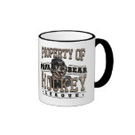 Papa Bear Hockey by Mudge Studios Mugs