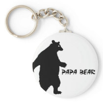 Papa Bear Keychain