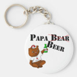 Papa Beer Key Chain
