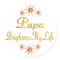 Papa Brightens My Life stickers by TLArnold5 Papa Brightens My Life stickers