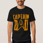 Papa captain dad Hot T-shirt