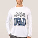 PAPÁ del golden retriever Camisetas