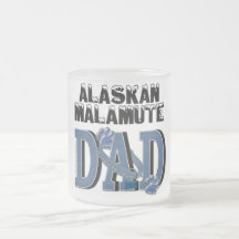 PAPÁ del Malamute de Alaska Taza De Café