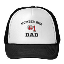 Papá del número uno gorras