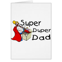Papá estupendo de Duper (1) Tarjeta
