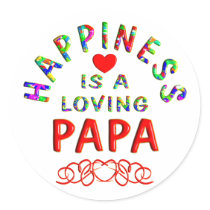 Papa Happiness stickers by TLArnold5 Papa Happiness stickers