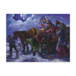 Papa is Home Original Art Postcard