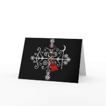 Papa Legba Voodoo Doll Veve Greeting Card