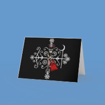 Papa Legba Voodoo Doll Veve Greeting Card by voodoomama Papa Legba Voodoo Doll Veve Greeting Card