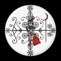Papa Legba Voodoo Doll Veve Magnet
