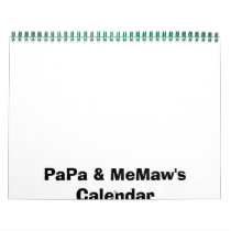 PaPa & MeMaw's Calendar