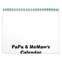 PaPa & MeMaw's Calendar