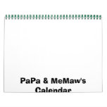 PaPa &amp; MeMaw's Calendar