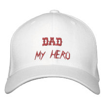 PAPÁ mi GORRA del héroe Gorras De Béisbol Bordadas