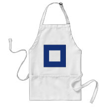 Papa (P) Signal Flag Apron