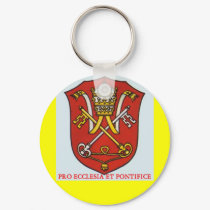 PAPAL KEY CHAIN TRADITIONAL ROMAN CATHOLIC POPE keychains