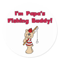 PAPAS FISHING BUDDY stickers by toddlersplace PAPAS FISHING BUDDY stickers