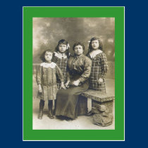 Papa's Girls Postcard postcards