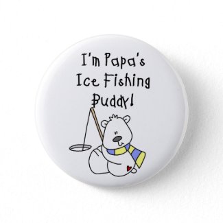Papa's Ice Fishing Buddy button