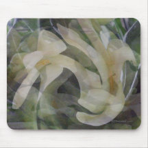 Papaya Flower Mousepad