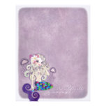 Papel con membrete de la sirena de Amethyste Plantilla De Membrete