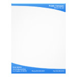 Papel con membrete elegante moderno llano simple a plantilla de membrete