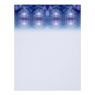 Papel con membrete espiritual ligero azul de la en membrete personalizado