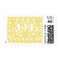 Papel Picado - Amor stamps