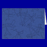PAPER007 BLUE COASTAL MAP PATTERNS BACKGROUNDS WAL cards