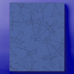 PAPER007 BLUE COASTAL MAP PATTERNS BACKGROUNDS WAL plaques