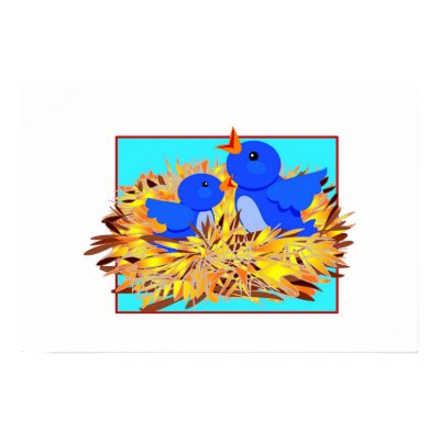 Paper Birds Print by Maria_K_Bell