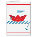 Paper Boat  |  Thank You Card cards