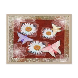 Paper Butterflies postcard