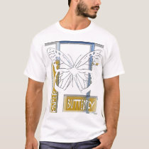 PAPER BUTTERFLY t-shirts by dawntaylor PAPER BUTTERFLY t-shirts