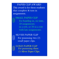 Paper Clip Award - Customized posters by lavincen Paper Clip Award - Customized posters