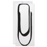 paper-clip icon custom rack card