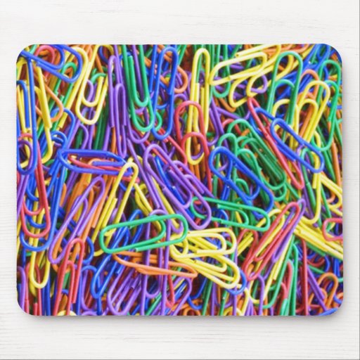 Paper clips mousepads