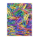 Paper clips postcards