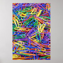Paper clips poster