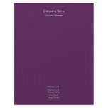 Paper Coarse Stationery Custom Letterhead