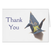 Paper Crane Greeting Card