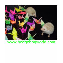 Paper crane hedgehogs shirt