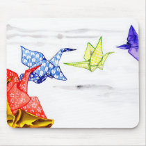 Paper Cranes mousepads