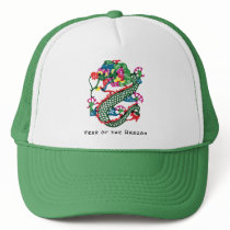 Paper Cut Year of The Dragon Gift Trucker Hats