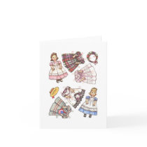 Paper Doll Note Greeting Cards