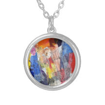 Paper Dolls A Painting by Connelly Custom Necklace