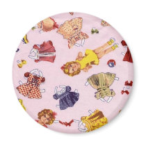 Paper Dolls Design magnets by shopstew Paper Dolls Design magnets