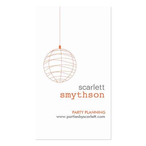 PAPER LANTERN Business Card (front side)