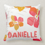 Paper Lantern Hibiscus Flower Popular Pillows