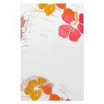 Paper Lantern Hibiscus Flower Stationery